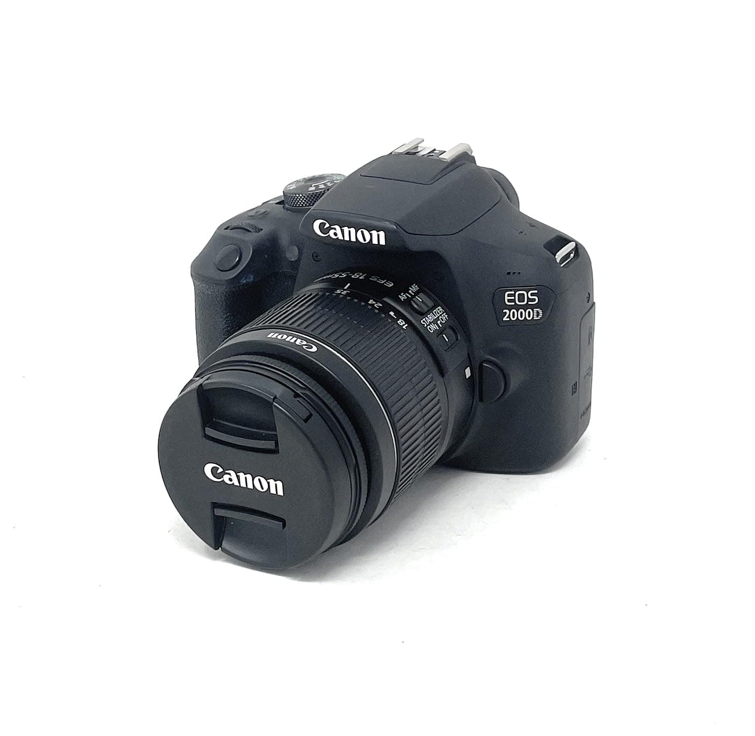 Canon EOS 2000D DSLR Camera and EF-S 18-55 mm f/3.5-5.6 IS II Lens - Black