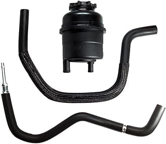 Power Steering Fluid Reservoir and Hose Line Kit for BMW E36 E38 E39 E46 525i 528i 530i 323Ci 323i 325Ci 325i 328Ci 328i 330Ci 330i replace 32411097164 32411128332 32411095526 32411094306