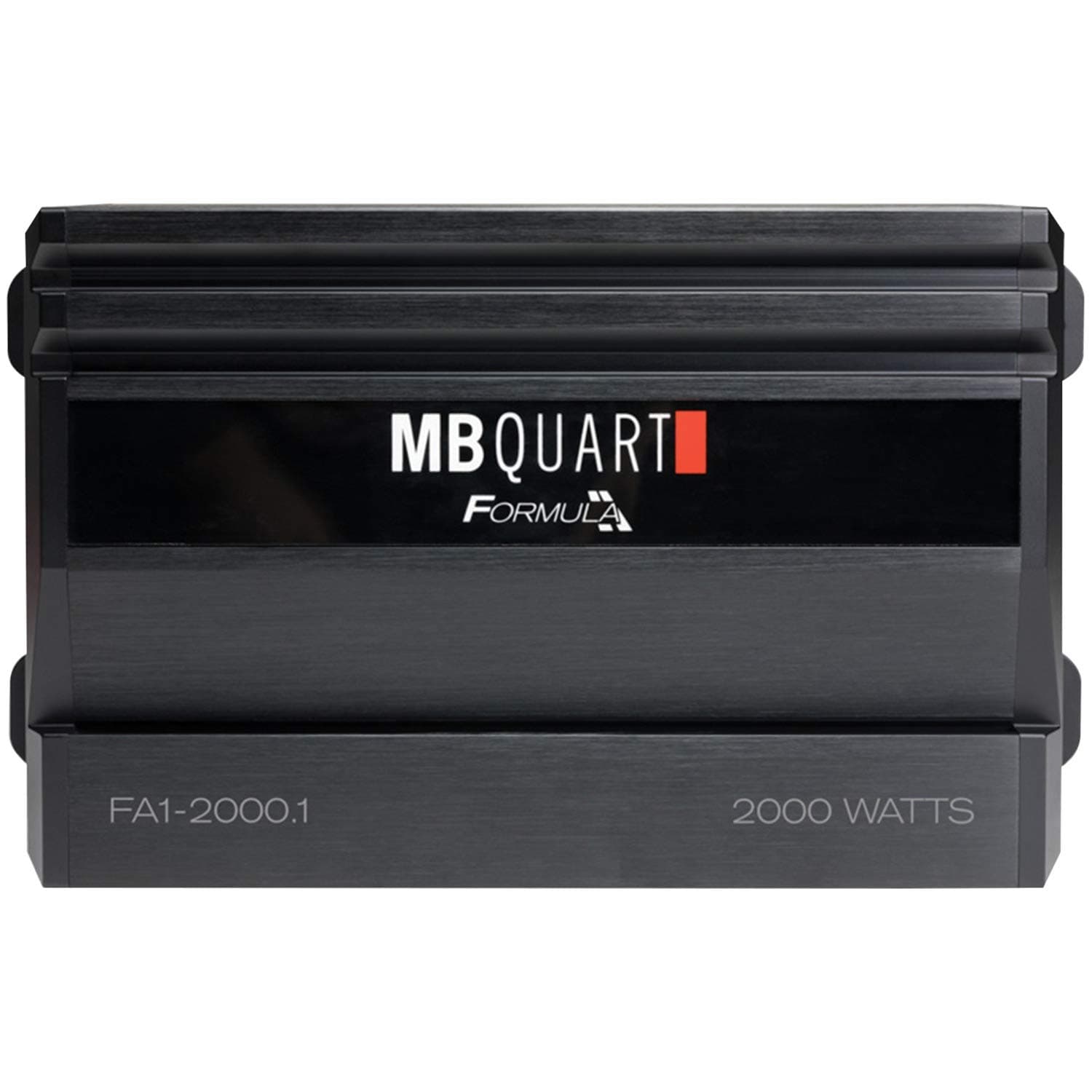 MB Quart FA1-2000.1 Mono Channel Car Audio Amplifier (Black) - Class SQ Amp, 2000-Watt, 1 Ohm Stable, Variable Electronic Crossover, LED System Protection, Heavy Duty Connections, Bass Remote Included