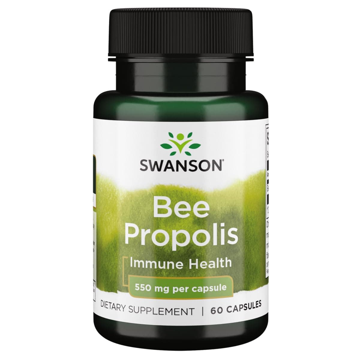 Swanson Bee Propolis 550 Milligrams 60 Capsules