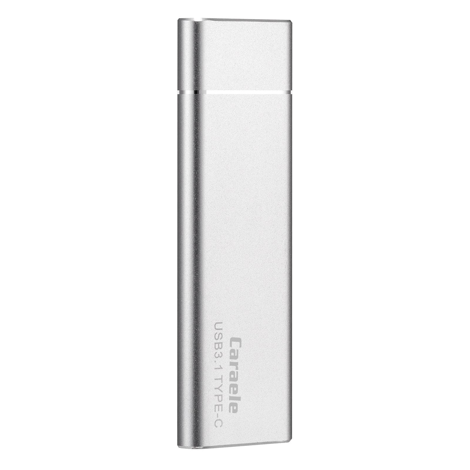 UJEAVETTE 1T Alloy External Portable SSD USB3.1 for Android Tablet Laptops (Silver)