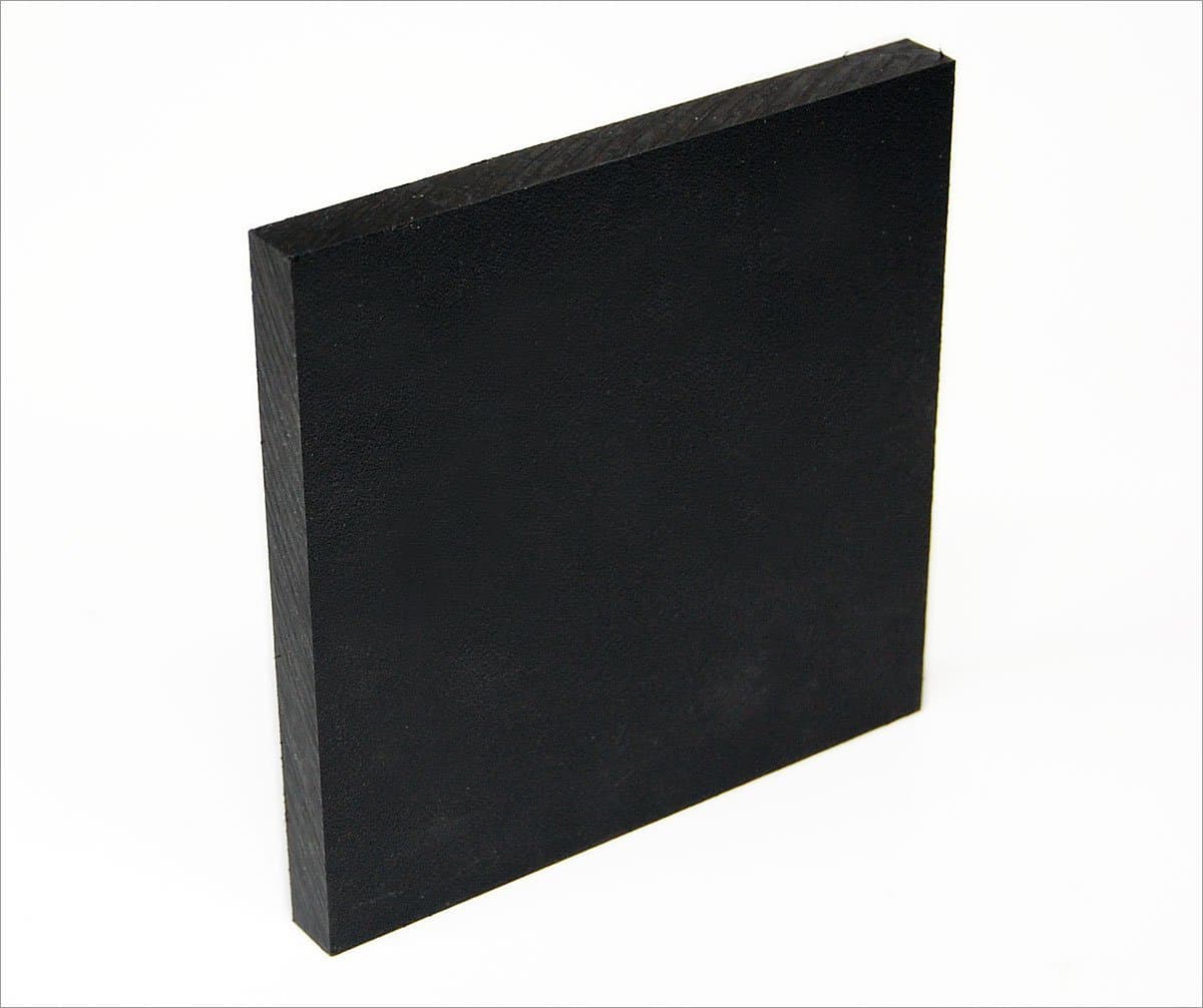 Black 8" X 12" X 1/4" Y