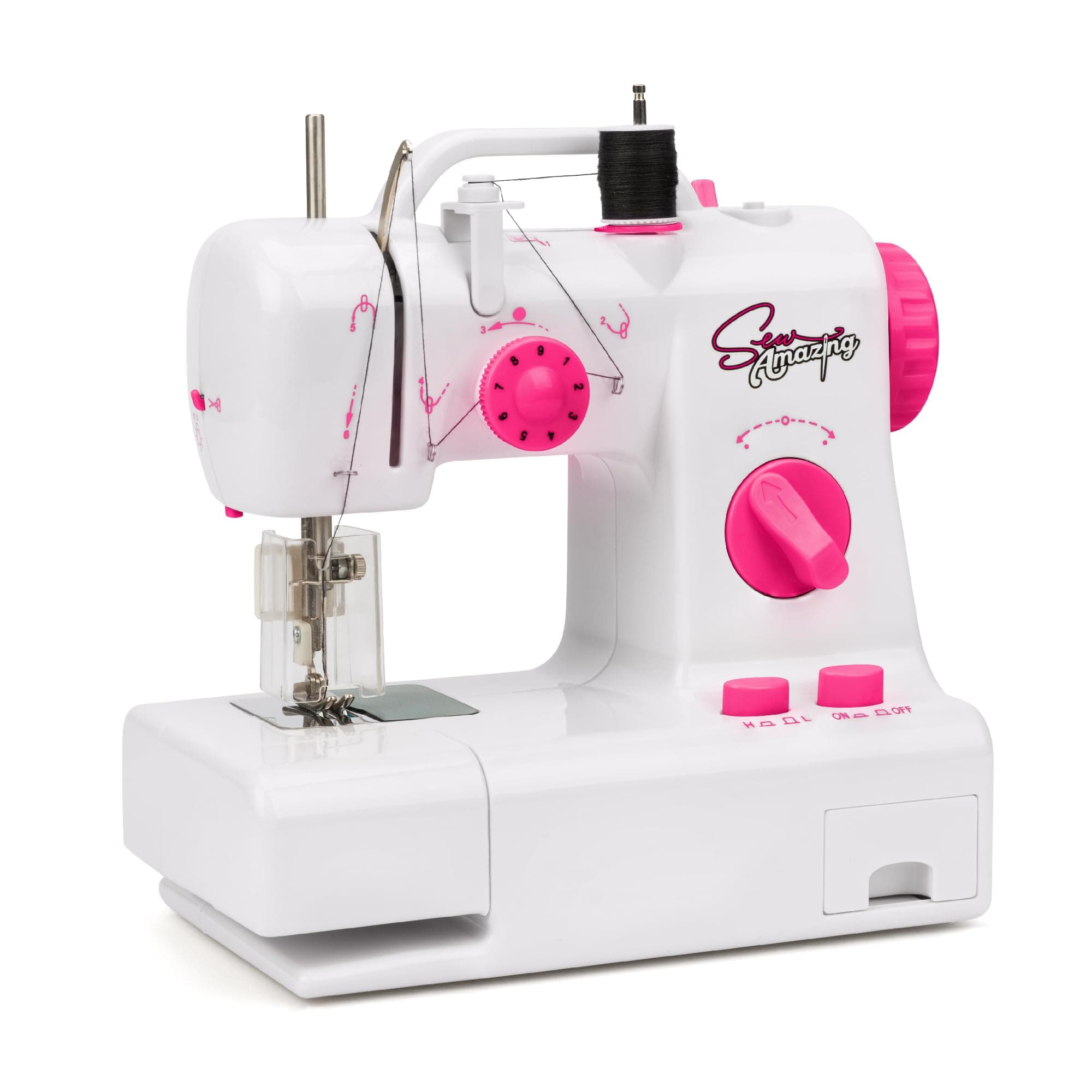 Sew Amazing Studio, Sewing Machine STEAM Toy, Educational Complete Set for Beginners Girls and Kids