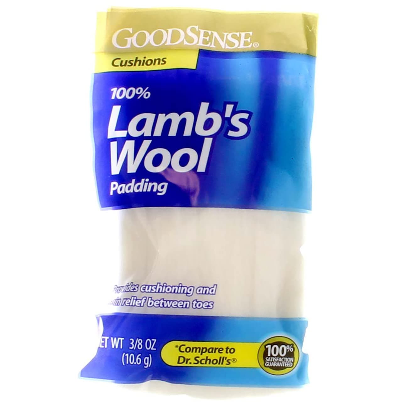 GoodSense Lambs Wool Padding, 3/8 oz Bag - 1/Each