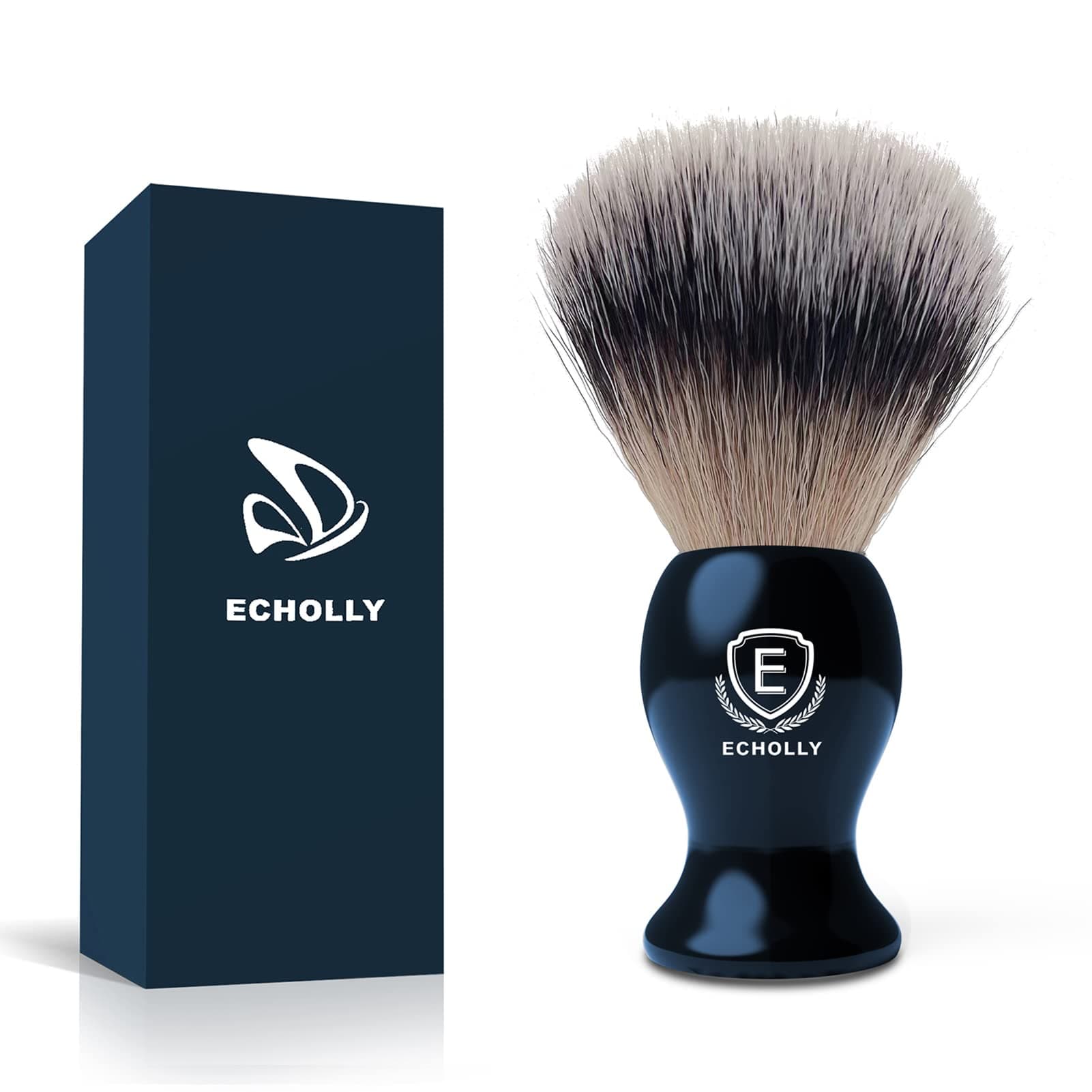 Resin black shaving brushes