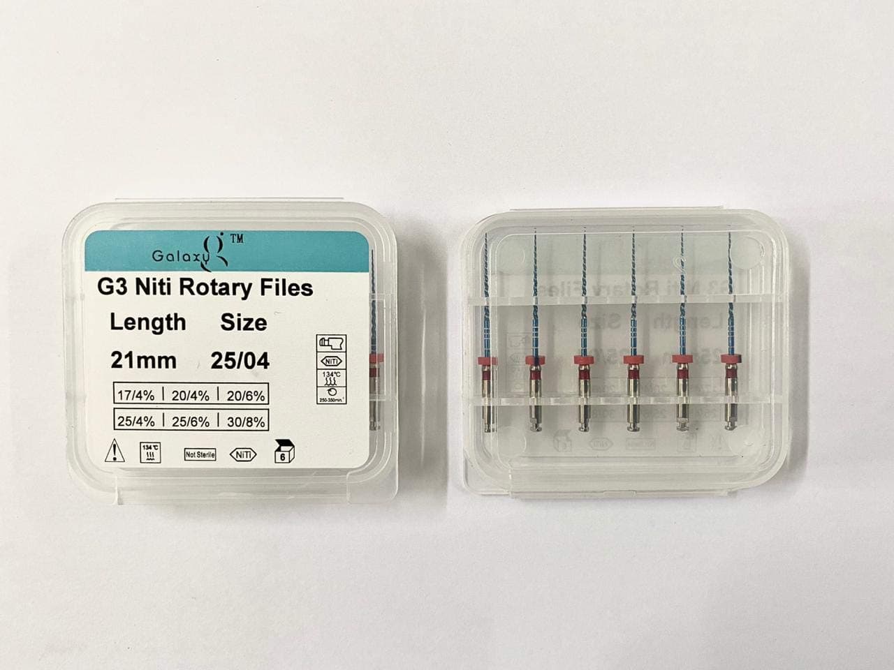 Galaxy Flex Rotary Files (21 MM 4% #25)