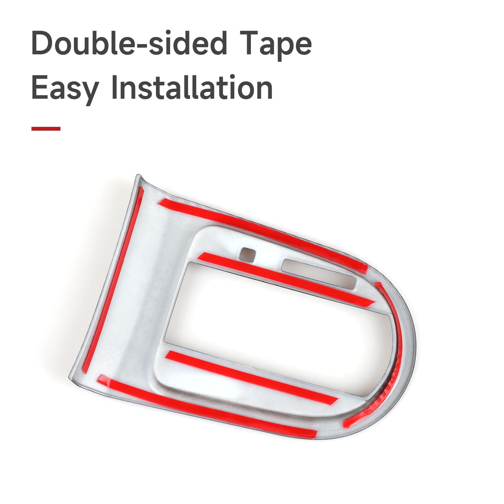 Automatic Gear Car Gear Shift Panel Frame Interior Decals for 2015 2016 2017 2018 2019 2020 2021 2022 2023 Ford Mustang Accessories ABS Carbon Fiber Stickers (Not for GT350 GT500)