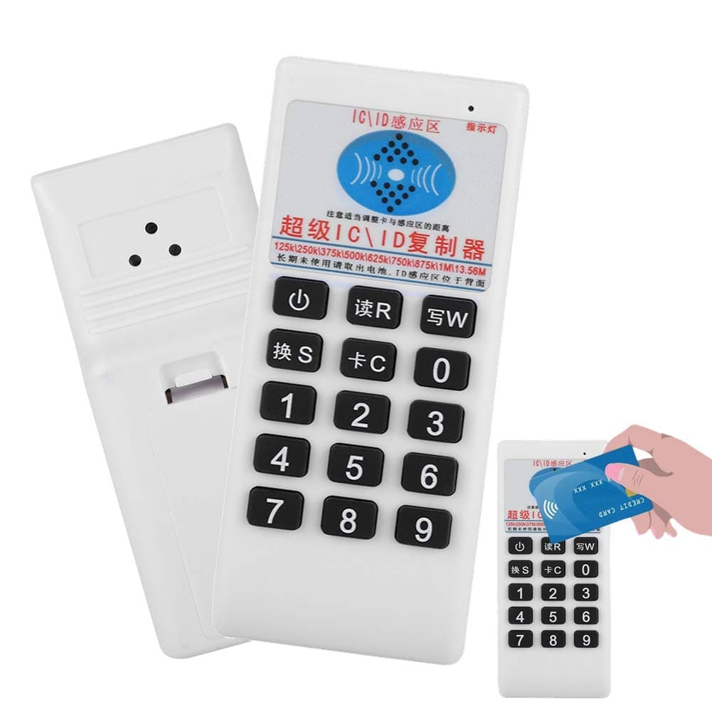 Handheld 125Khz RFID Copier Reader Writer 13.56MHZ IC/ID Card Duplicator, Support EM4305, EM5200, EM8800, T5577, ZX-F08 UID, ISO 14443 Type A and B