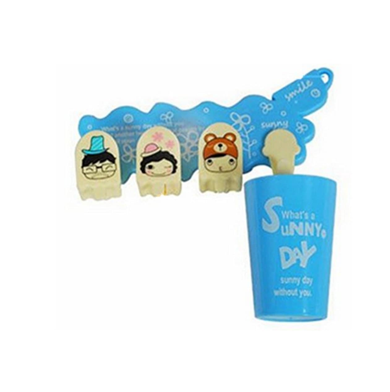 Automatic Touch Toothpaste Dispenser Brush Holder Set (Color mixing)