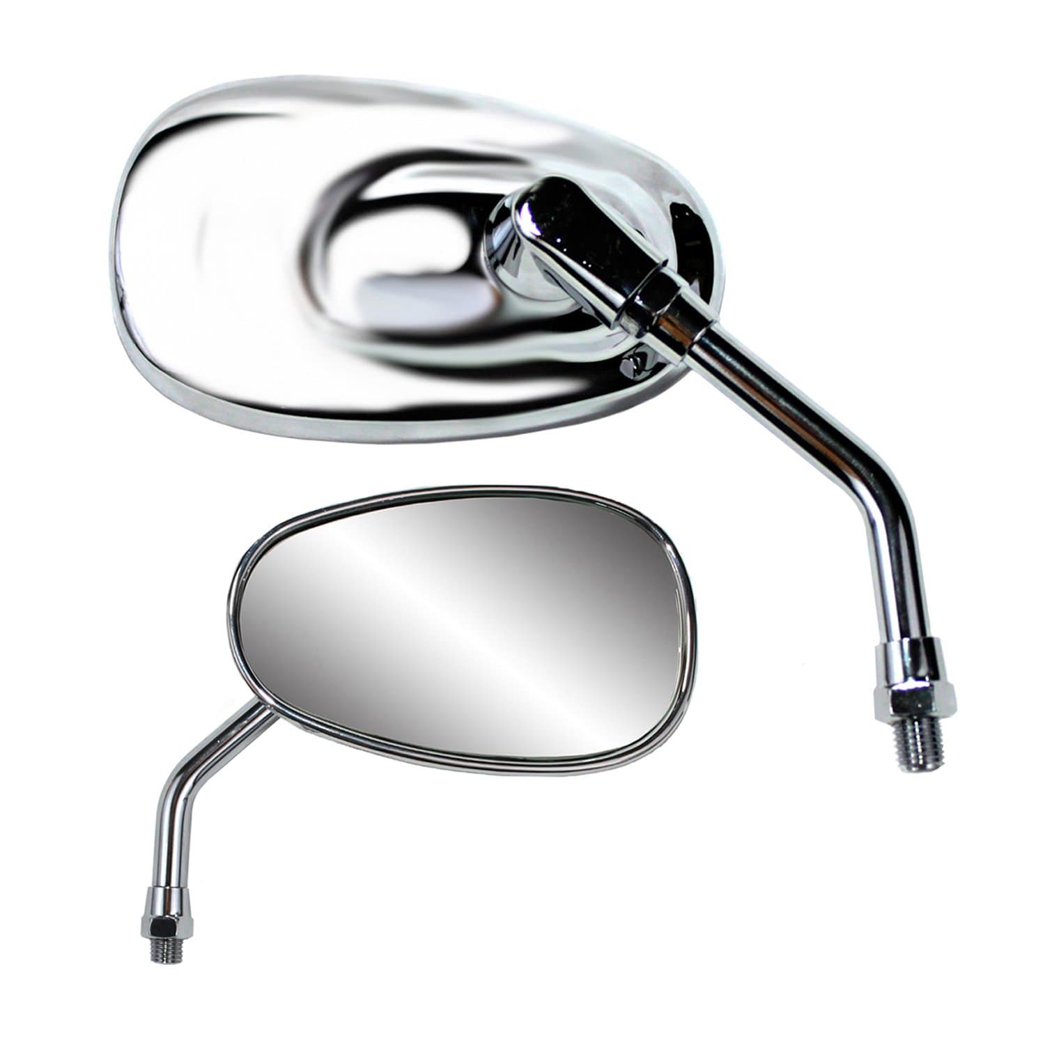 Ken Sean 941020 Chrome Universal Mini Oval Mirror
