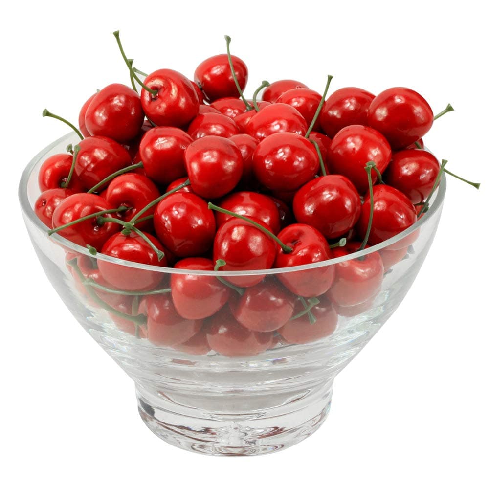 MyLifeUNIT Artificial Cherry Fruit, Artificial Fruit for Decoration, 100 PCS