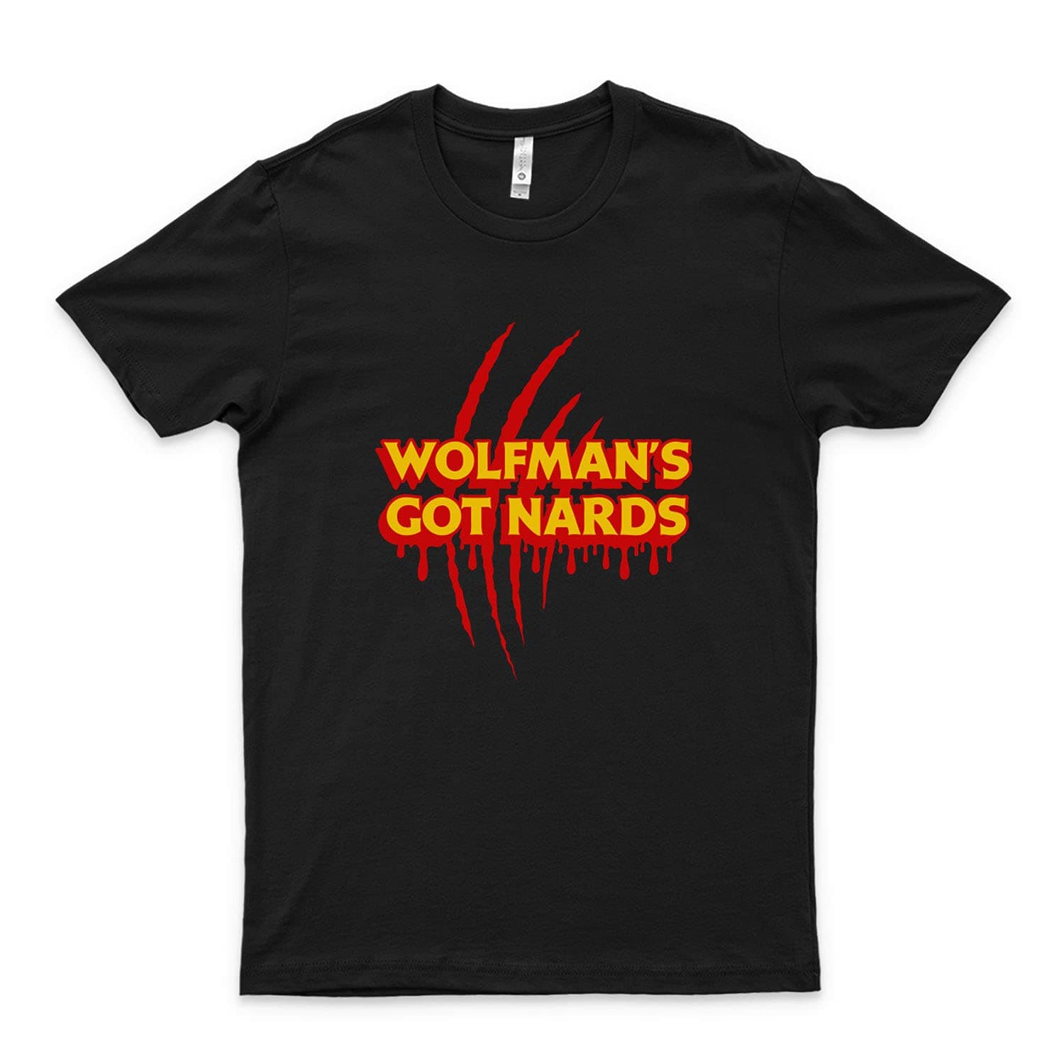Wolfman's Got Nards Documentary Retro T Shirt