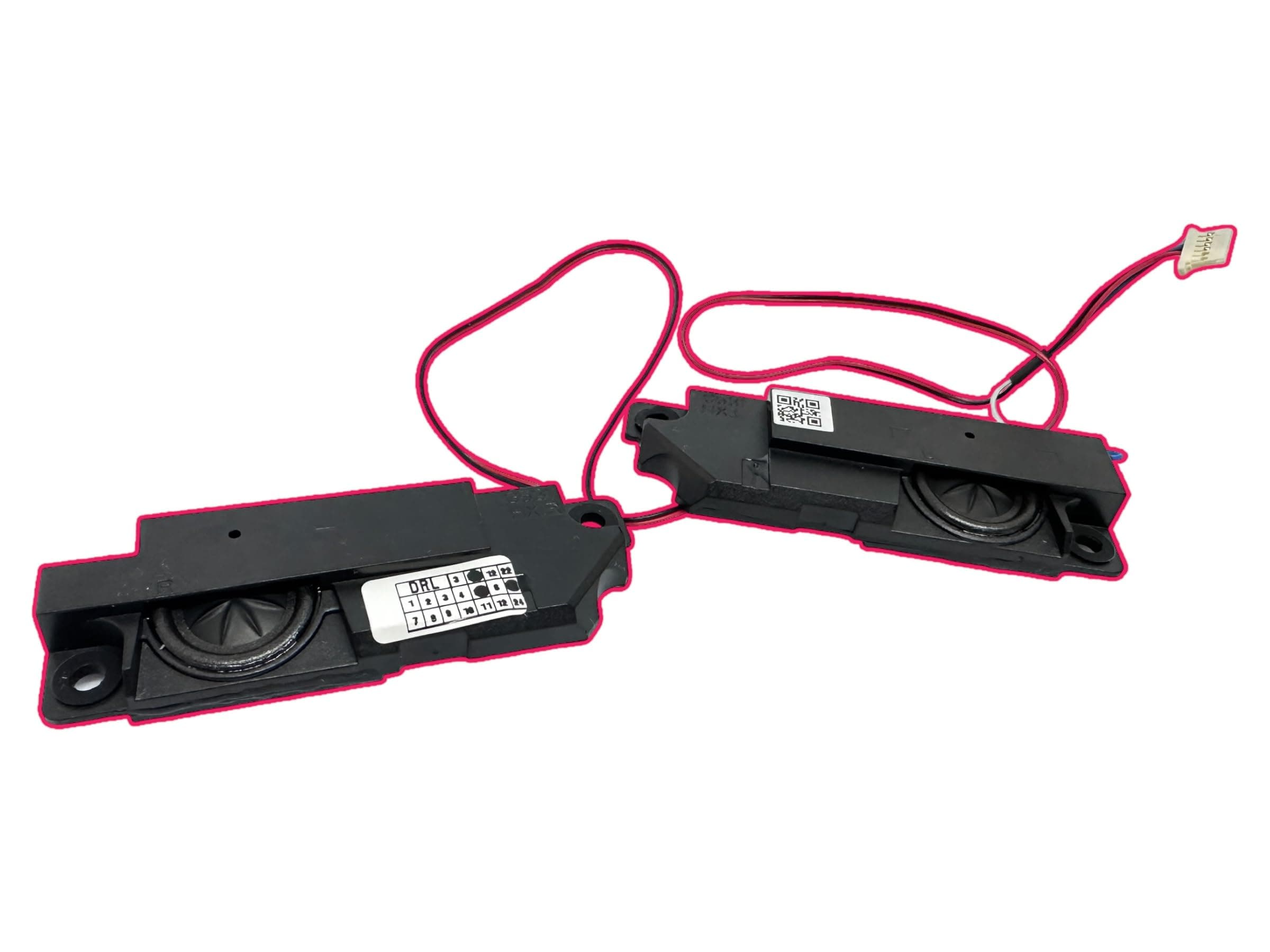 Laptop Built in Speaker Replacement for Asus ROG Strix G15 G512LU, G512LV, G512LW, G512LWS, Strix G G531GU, G531GV, G531GW, 04072-03250100, G17 G712LU, G712LV, G712LW 04072-03250200 - 6 pins