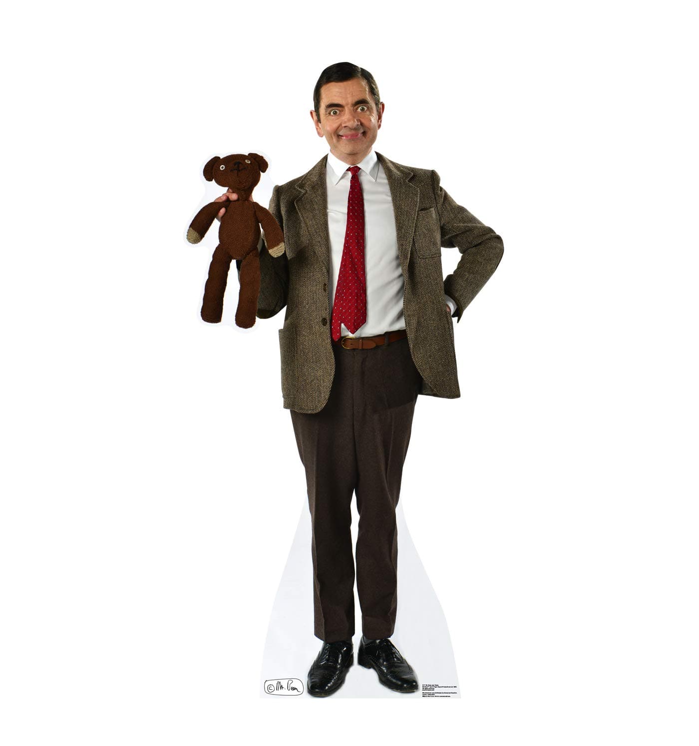 (Mr. Bean & Teddy) - Mr. Bean & Teddy - Advanced Graphics Life Size Cardboard Standup