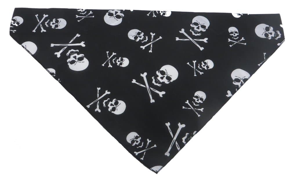 BAD DOG Bandanas Skull Treasure, Medium (13" Adjustable)
