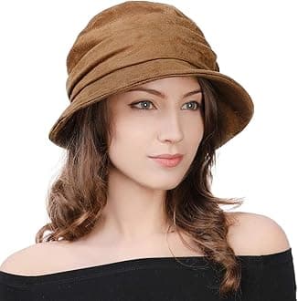 1920 Vintage Cloche Bucket Hat Ladies Church Derby Party Fashion Winter 55-59CM
