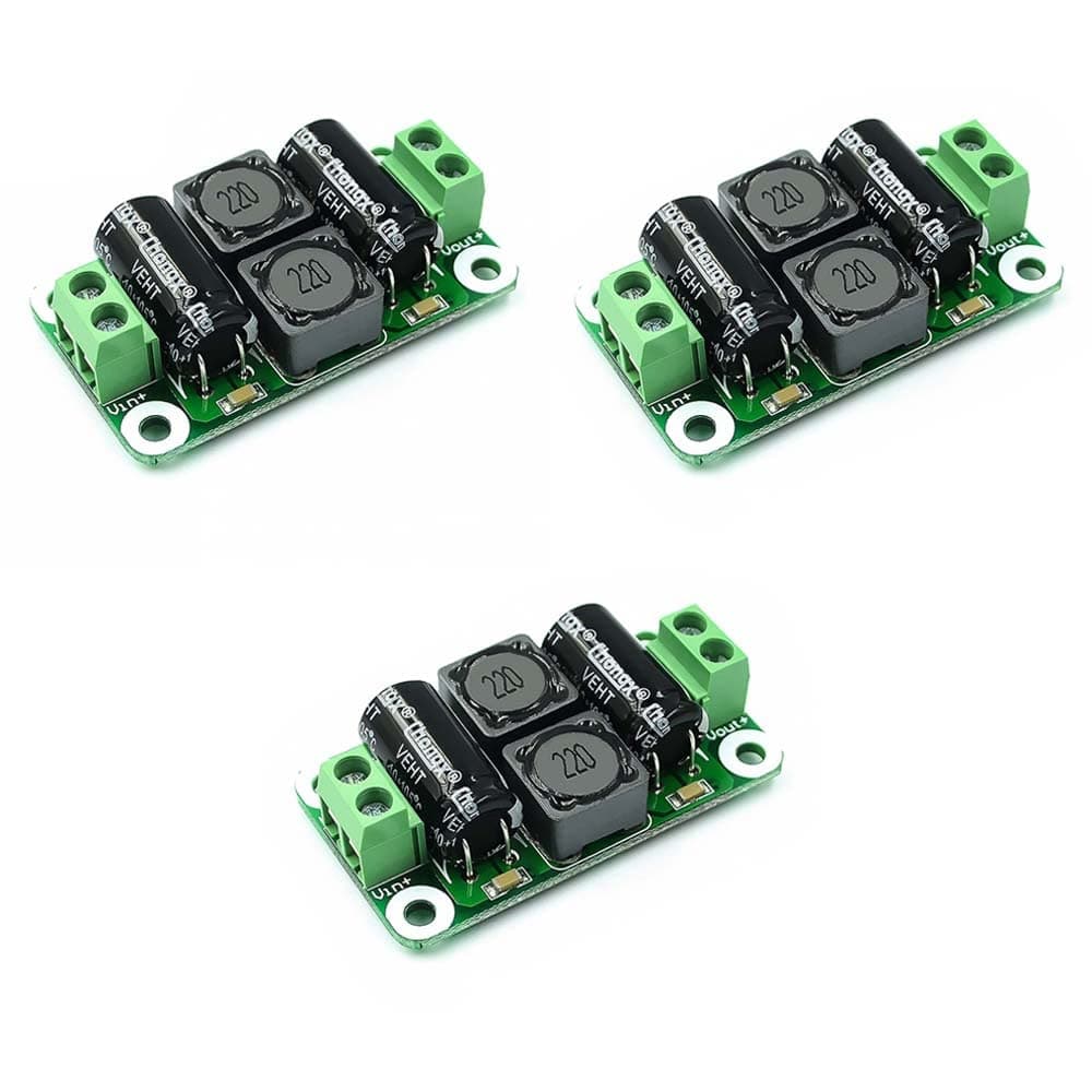 3pcs 0-50V 4A DC Power Supply Filter Board Class D Power Amplifier Interference Suppression Board Car EMI Industrial Control Panel