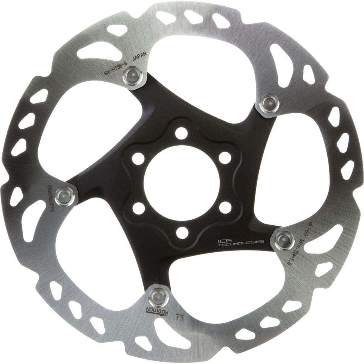 XT SM-RT86 Rotor 6-Bolt Plain 180mm