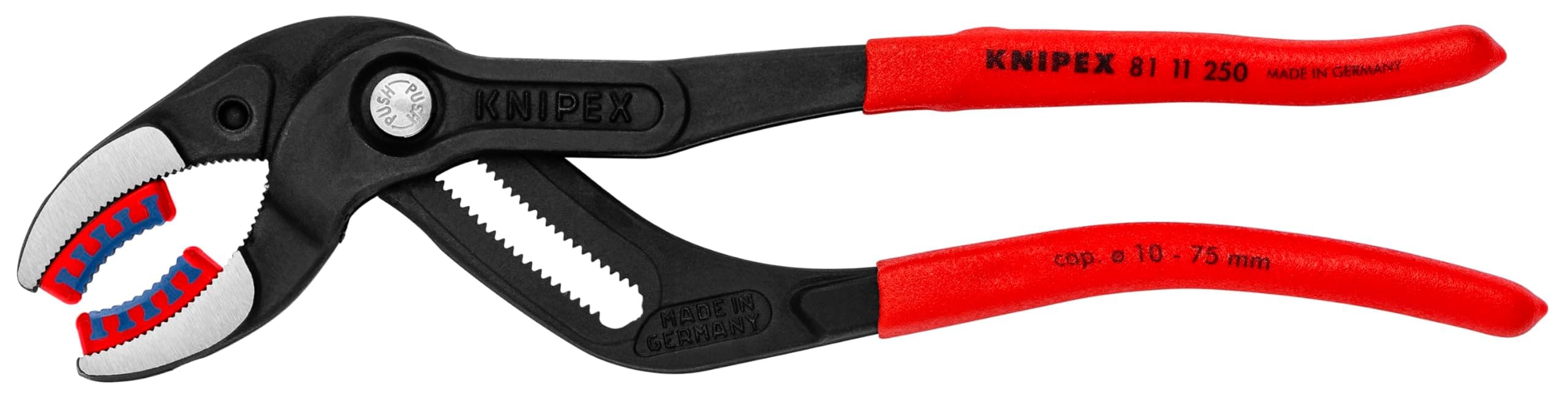 81 11 250 Pipe Gripping Pliers With Replaceable Plastic Jaws