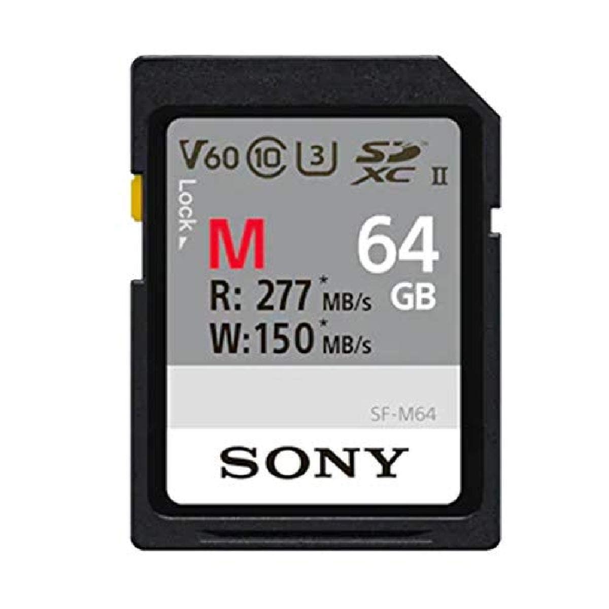 Sony SF64M memory card 64 GB SDHC Class 10 UHS-II