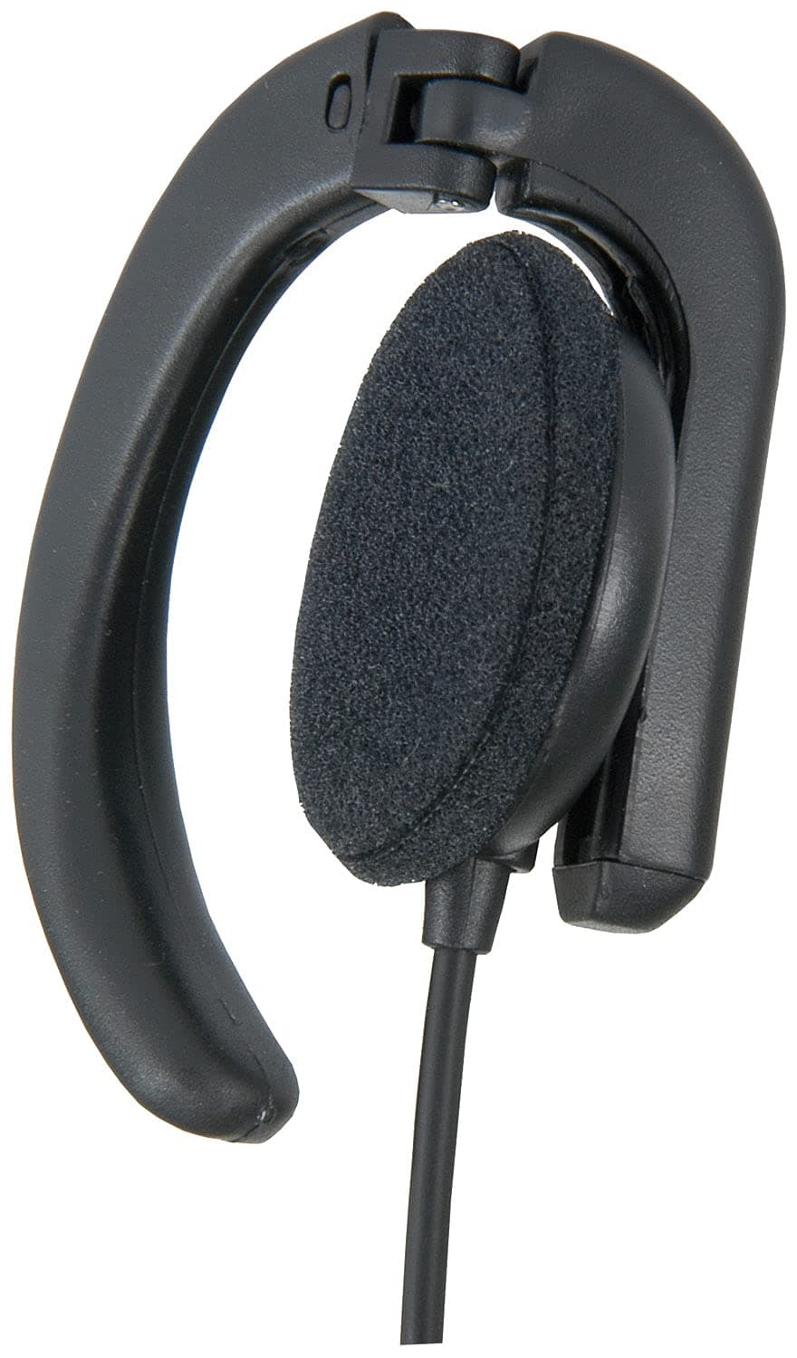 AV Link Mono Swivel Hook Earphone, Black