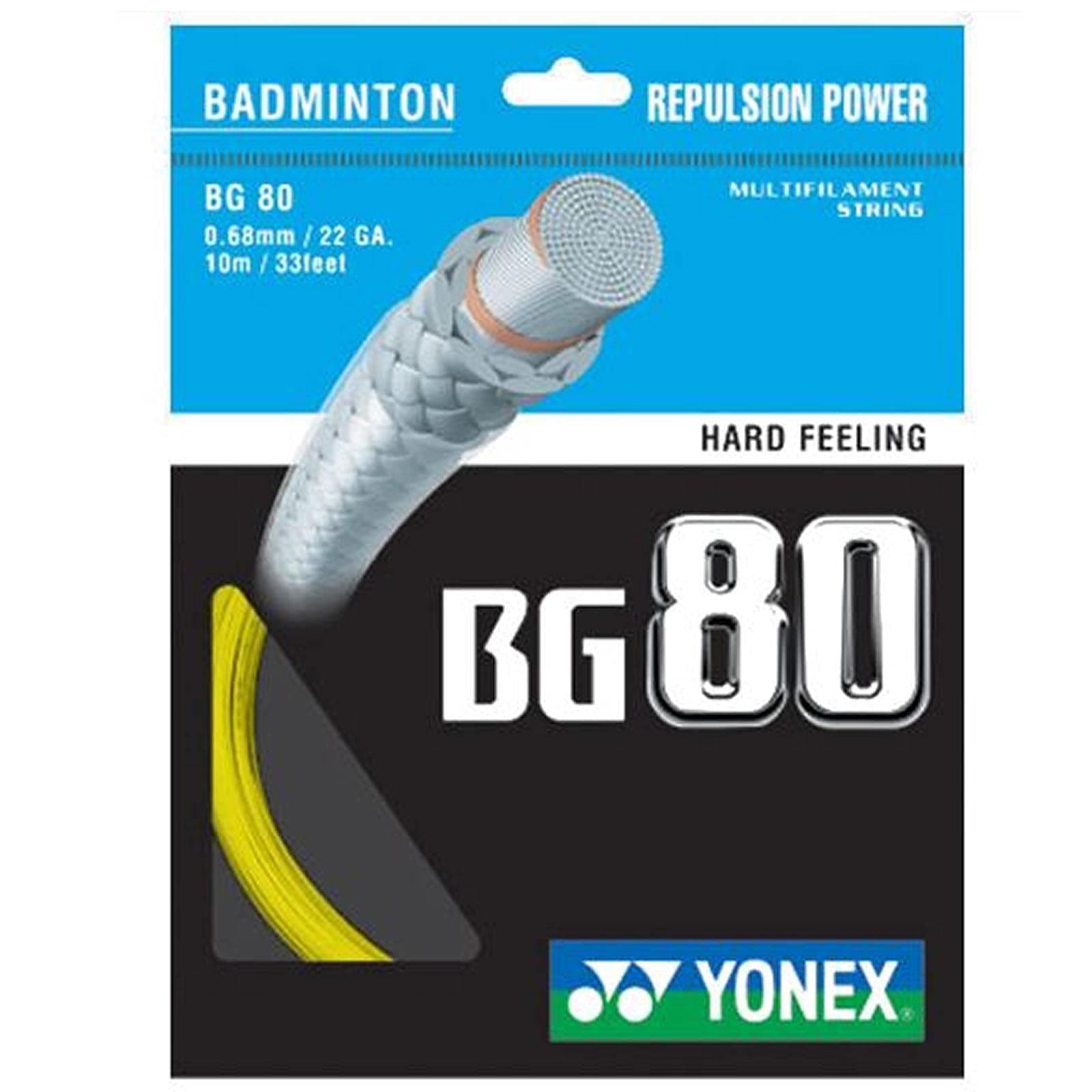 BG80 Badminton String (10m Set) Yellow
