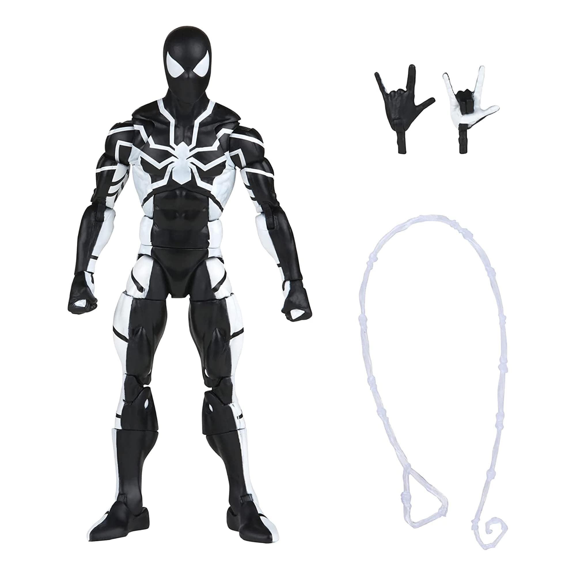 Spider-Man Marvel Hasbro Legends Series 15-cm Future Foundation (Stealth Suit) Action Figure Toy, Includes 4 Accessories, Multicolor,F3454