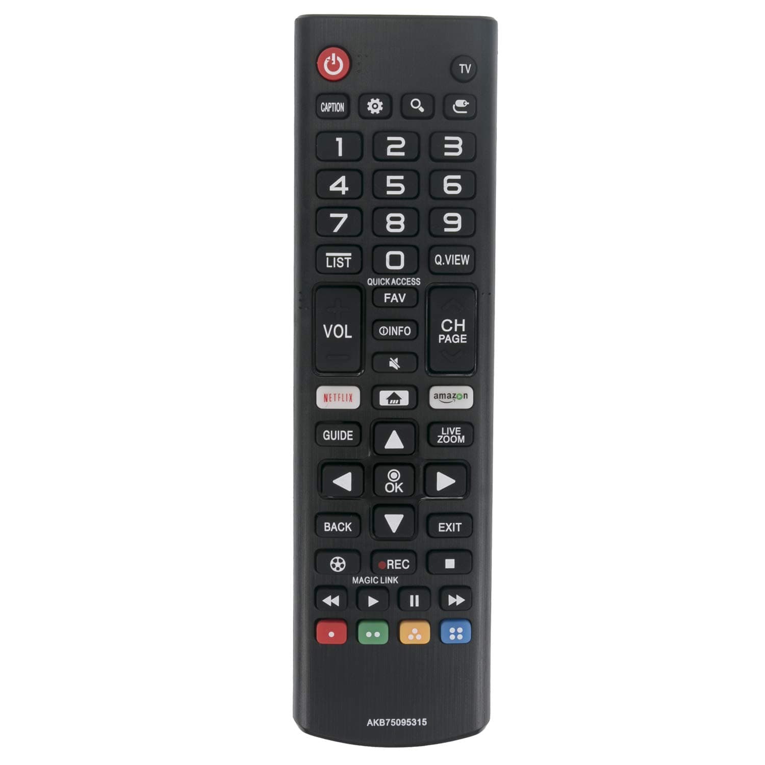 PERFASCIN AKB75095315 Replacement Remote Control Work with LG Smart TV 43LJ5500 43LJ550T 43LJ550T-TA 43LJ550V-TA 43LJ550Y-TA 43LJ553T-TC 43LJ554T-TA 43UK6300BUB 43UK6300PUE 43UK6350PUC 43UK6500AUA