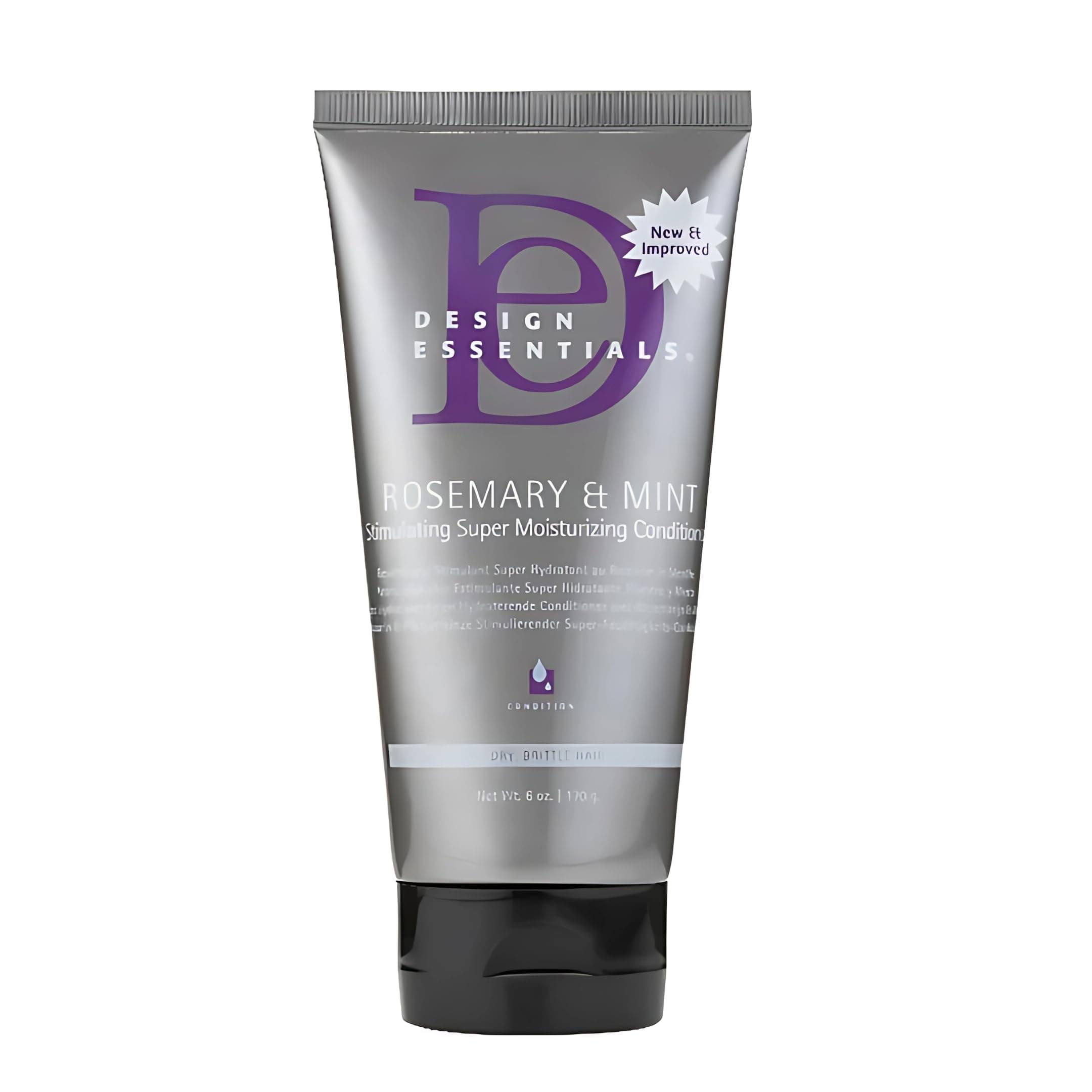 Design Essentials Rosemary and Mint Stimulating Super Moisturizing Conditioner with Aloe Vera, 6 Ounces