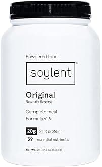 Soylent Complete Nutrition Gluten-Free Vegan Protein Meal Replacement Powder, Original, 36.8 Oz