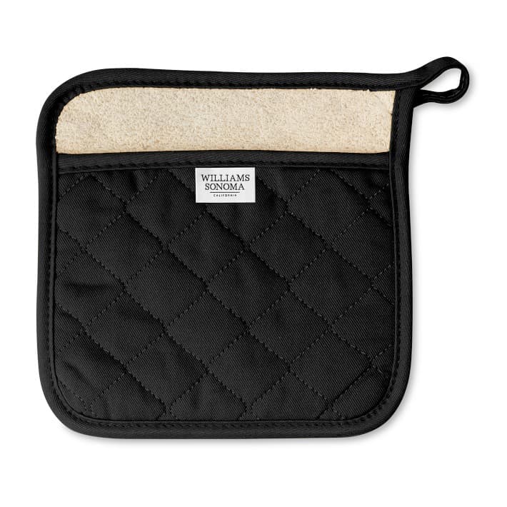 Striped Potholder, Black