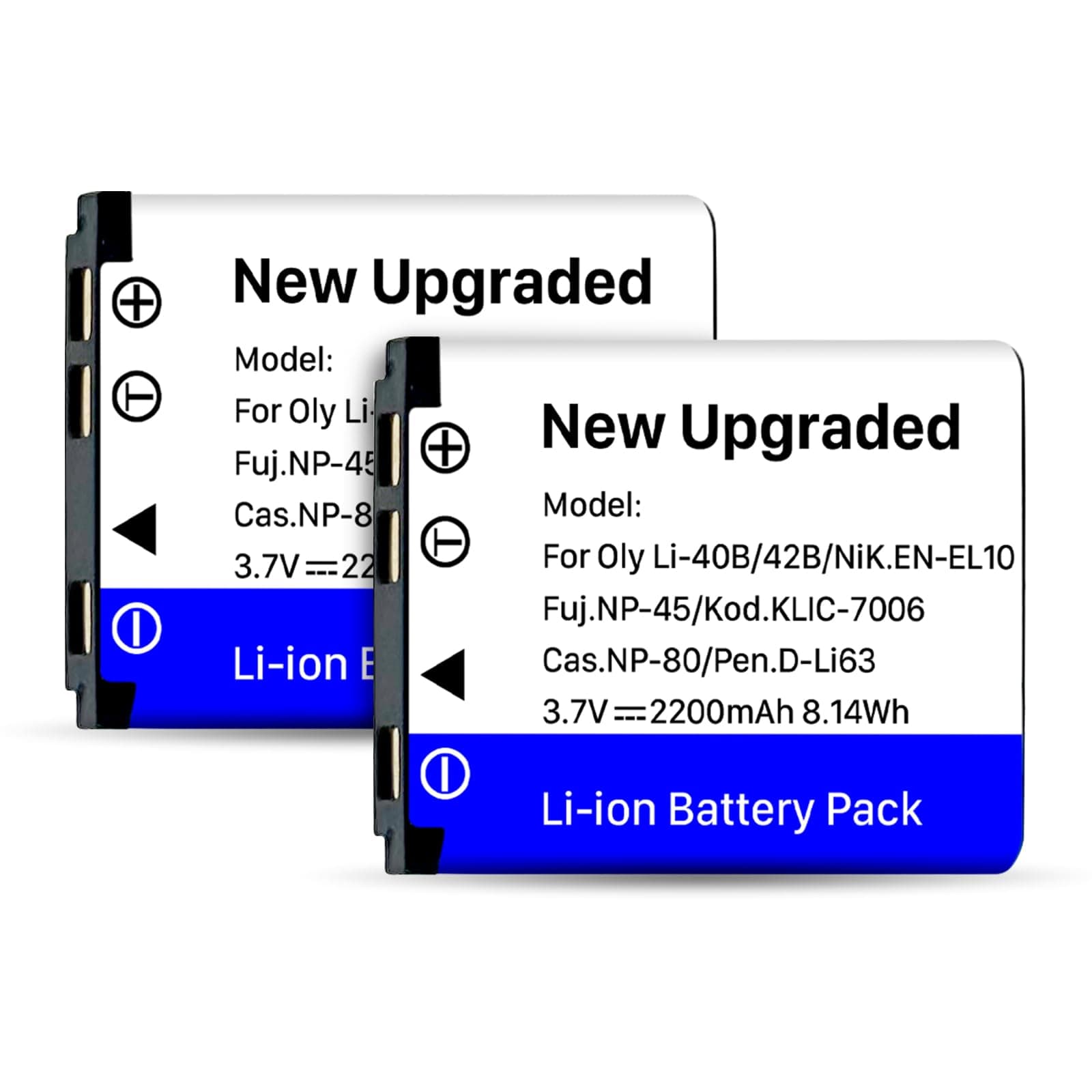 (2-Pack) NP-45 Battery, Upgraded 2200mAh High Capacity Replacement Battery for Steelseries Headset, for Arctis Nova Pro Wireless Multi-System Gaming Headset for Xbox, for PlayStation