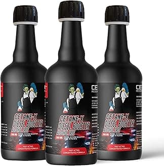 CETANE-X Cetane Booster for All Diesel Cars - Clean Fuel System, Reduce Emission & Black Smoke, Improve Fuel Economy and Pickup (300 ml, Pack of 3)