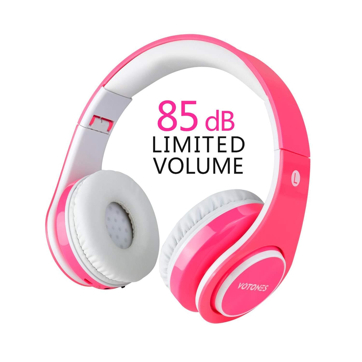 Wireless Kids Headphones Bluetooth (Pink)