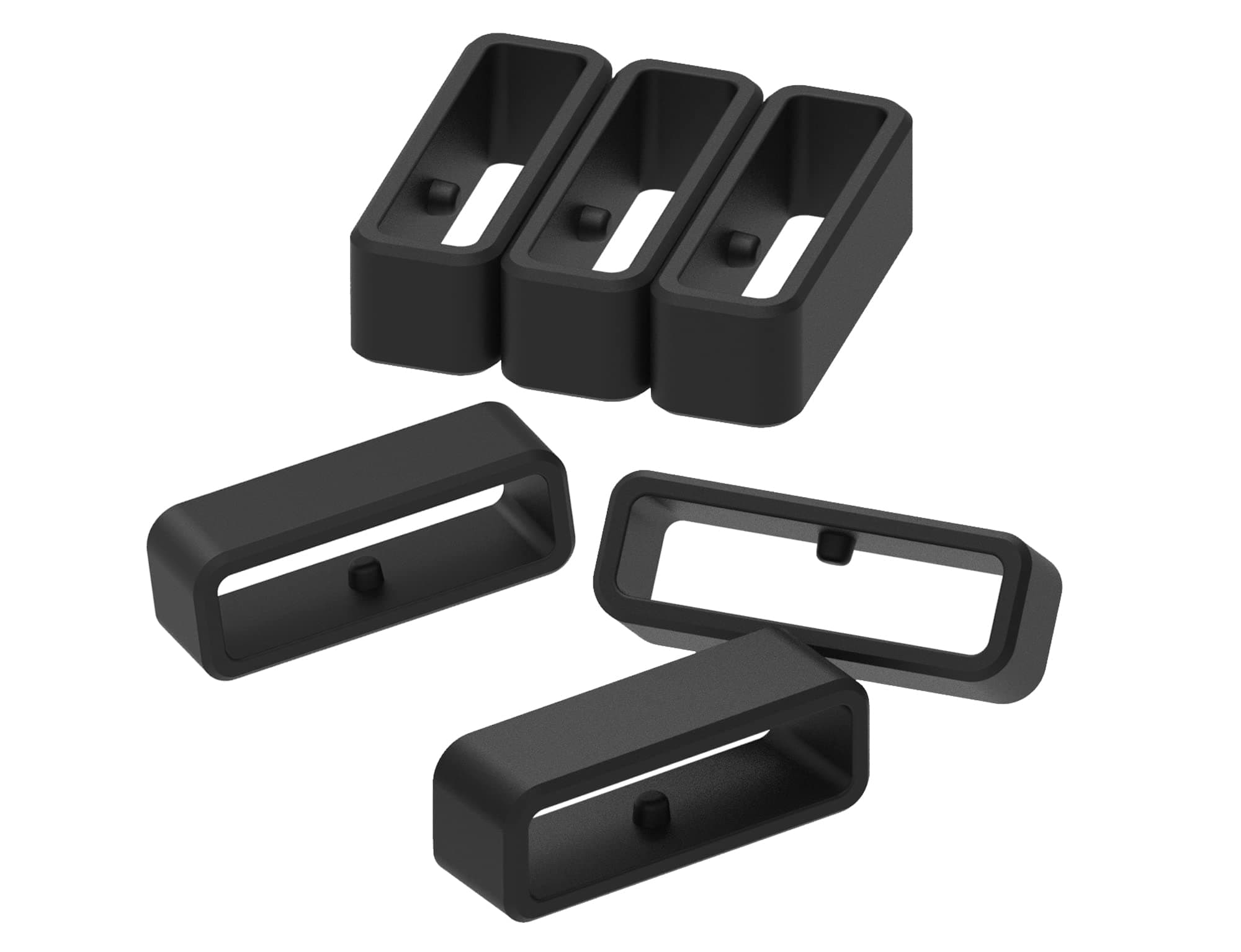 Replacement Fastener Rings Compatible for Garmin Forerunner 220 230 235 255 35 745 965 955 945 935 970 Band Cilp Connector Keepers Secure Holders Loop for Approach S62 S60/Venu 2/Instinct 2 Smartwatch