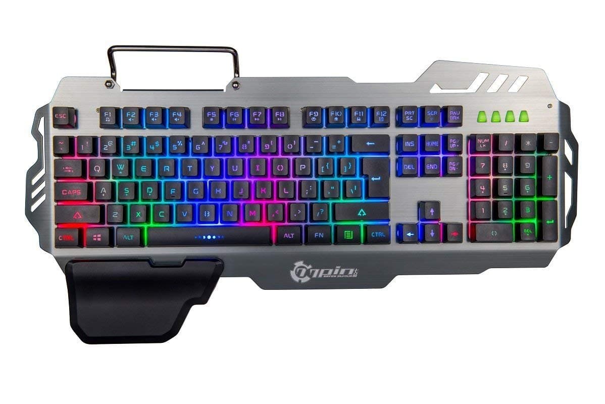 Gaming Keyboard Double Colors Keycap Injection Game Palm Rest Backlight and Keylight Aluminum Panel Game Keyboard for Pro Gamer XSOUL PK900