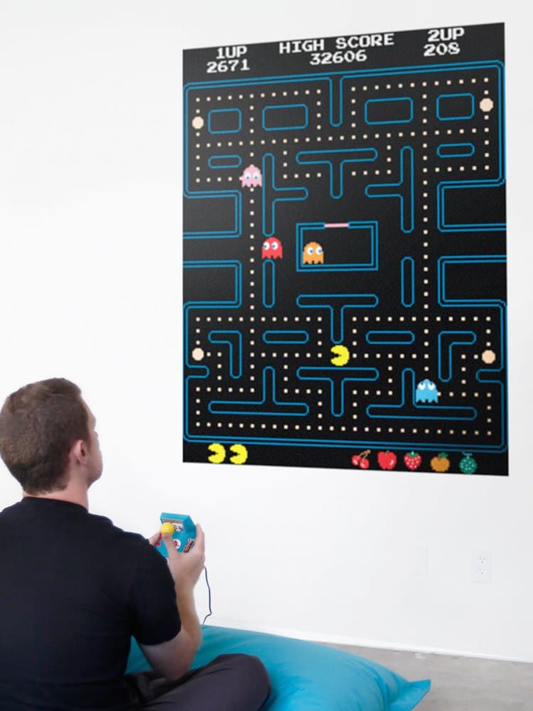 Blik Re-Stik Pac-Man Maze Wall Decals