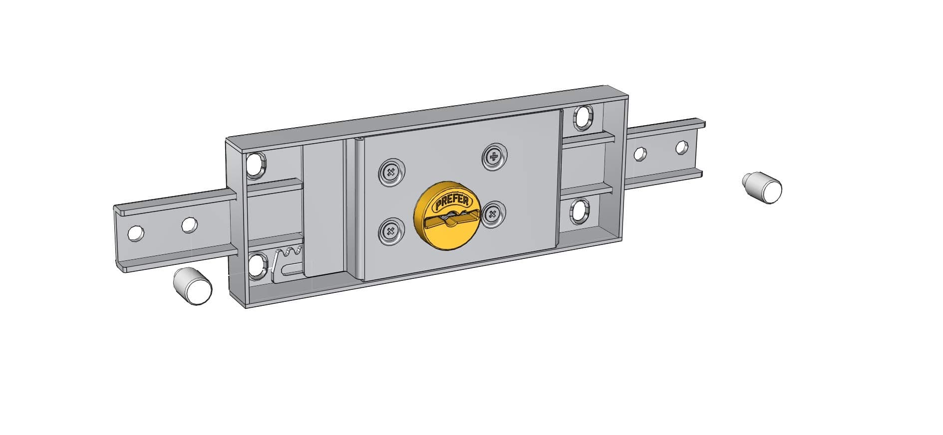 Prefer 8601 Lock for Shutter Doors