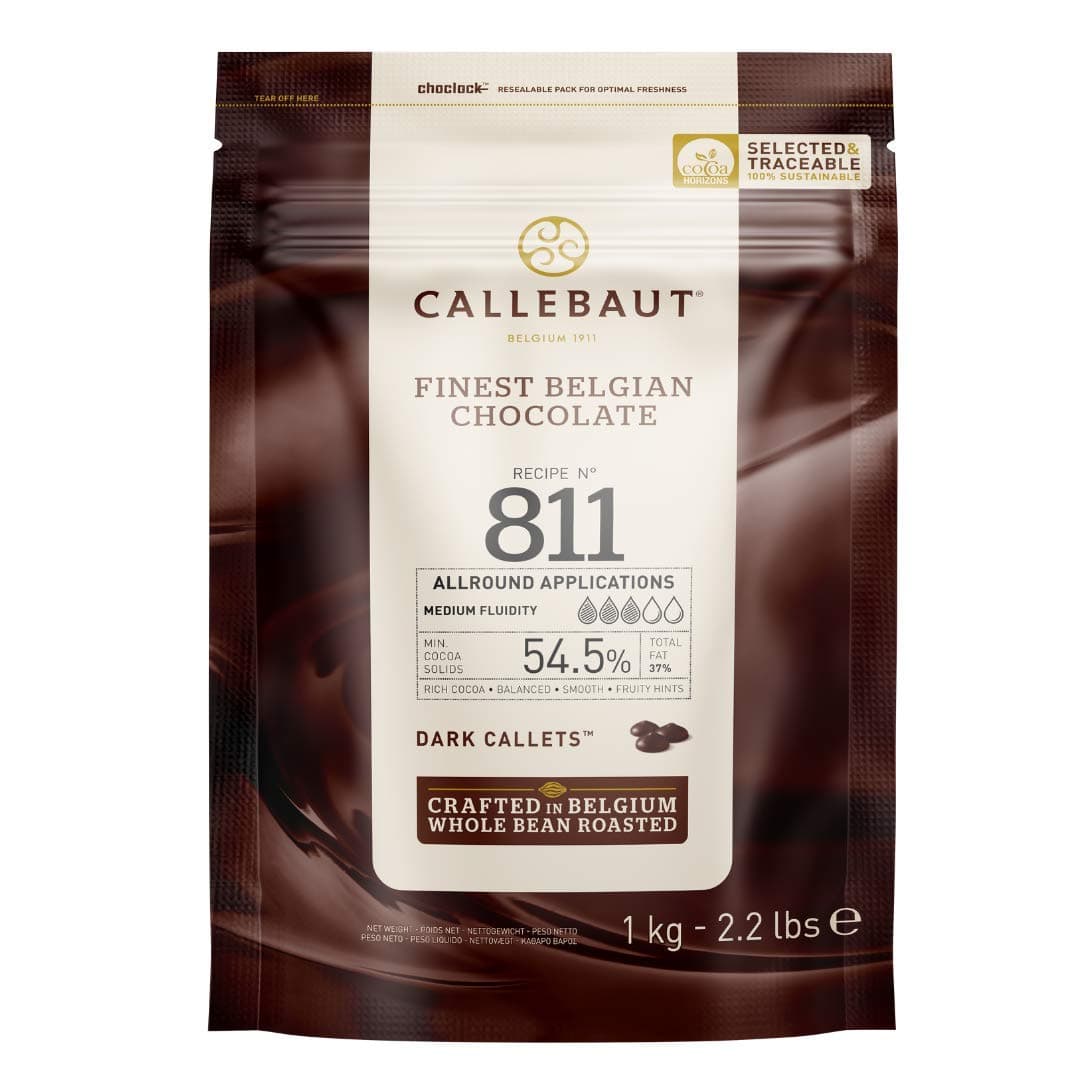 Callebaut No 811 Belgian Dark Chocolate Callets