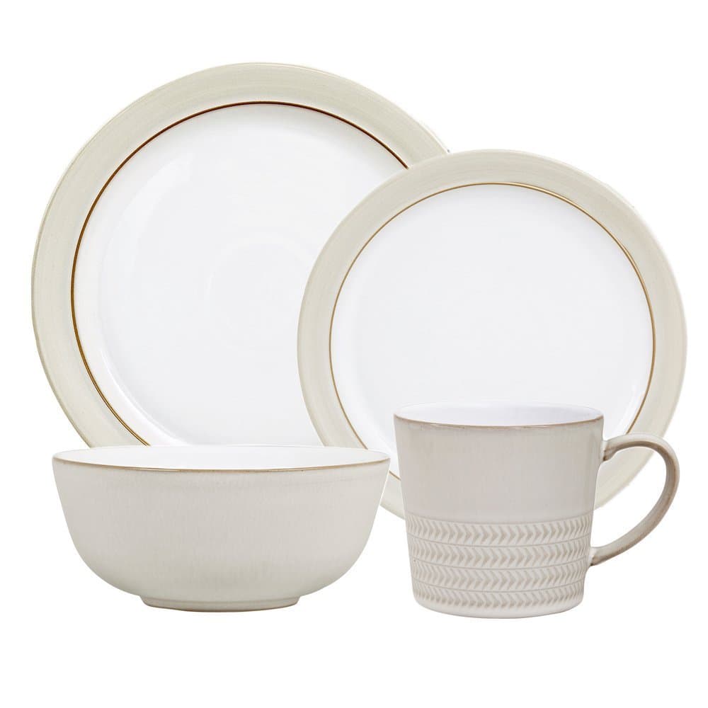 Denby USA Natural Canvas 4PC Placesetting