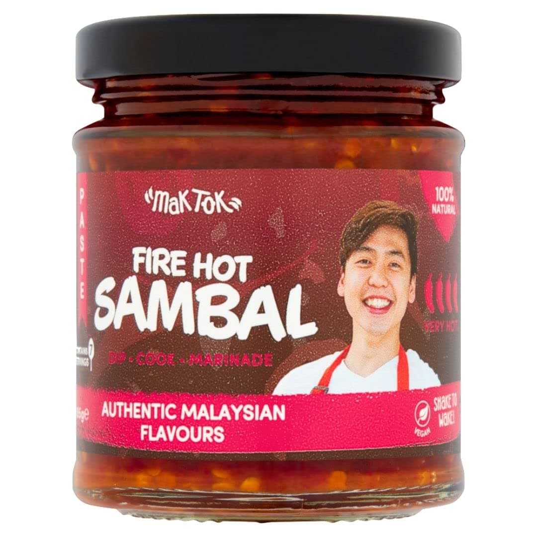 Authentic Gourmet Malaysian Hot Fire Chilli Paste, Fire Hot Sambal