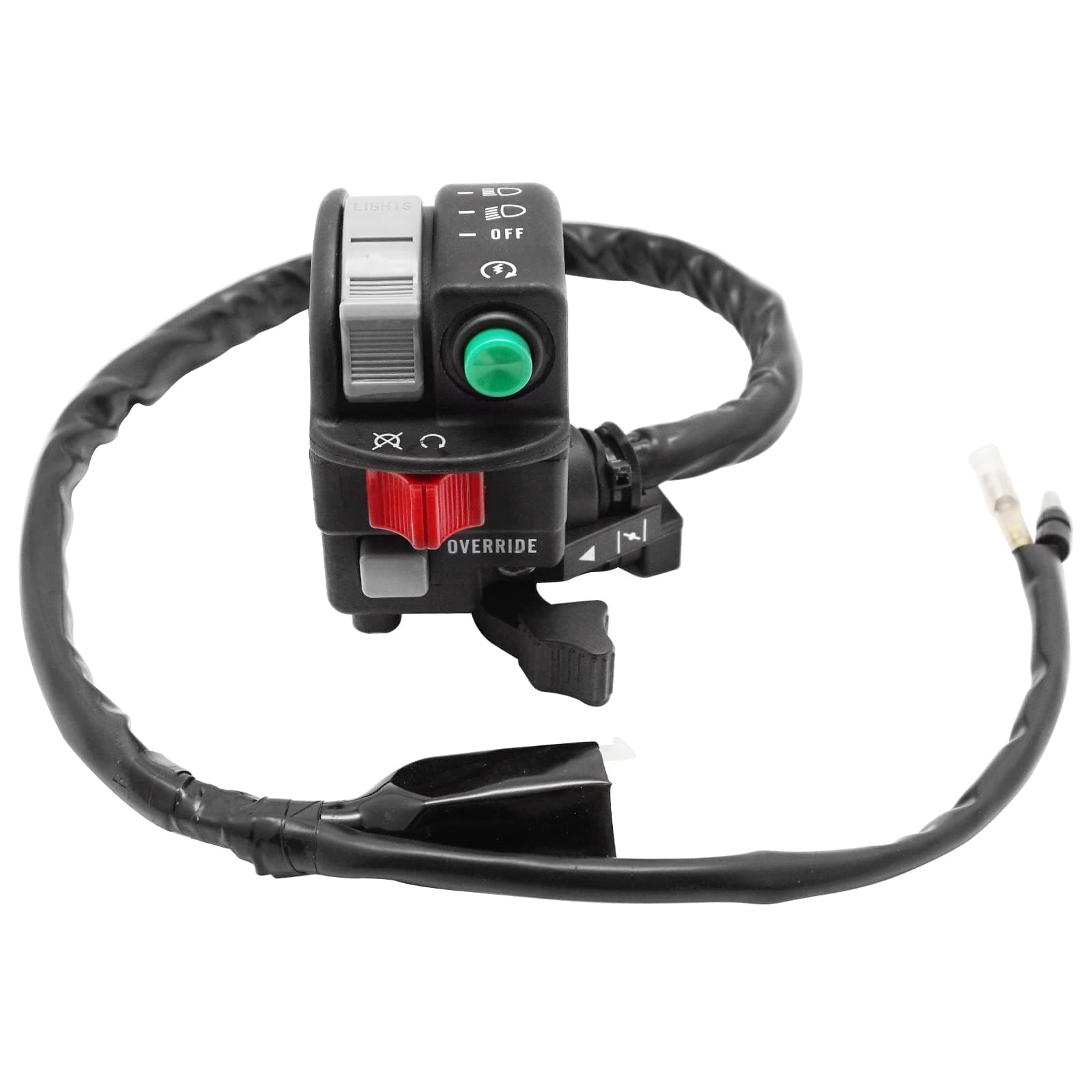 Handlebar Control Switch Button Start Stop Headlight Override for Kawasaki Prairie 300 400 KVF360 KVF400 1999-2001 46091-1726 46091-1799