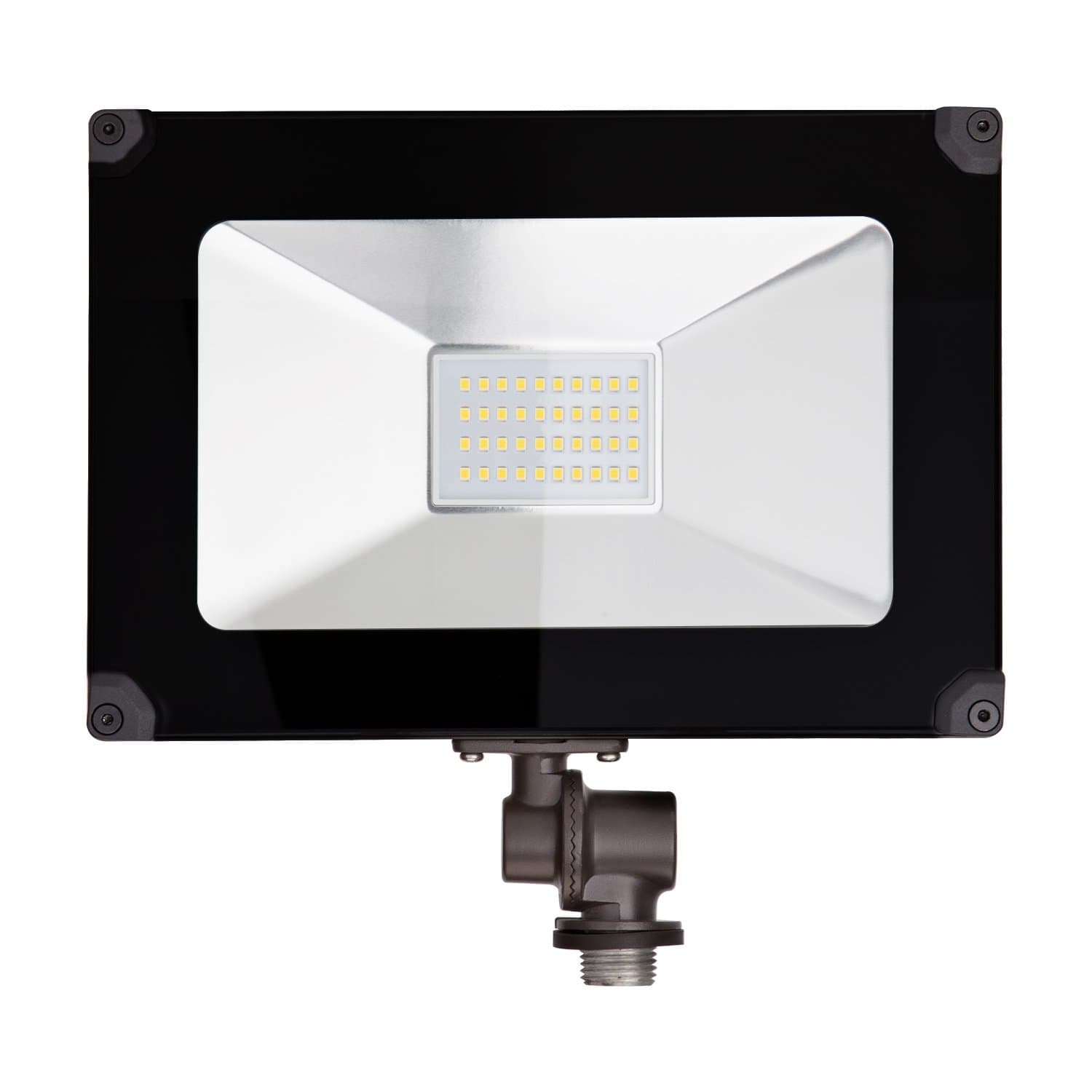 30W LED Flood Light with Knuckle Mount Super Slim SMD Outdoor [3000lm] Security Lights UL Listed(4000K)