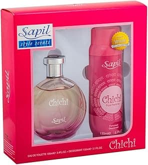 Sapil Chichi - Eau De Toilette and Deodorant Spray For Women - Delightfully Enchanting Fragrance - Opens with Fruity Notes - Beautiful Giftset Box - Perfect for Gift Giving Occasion - 2 Pc