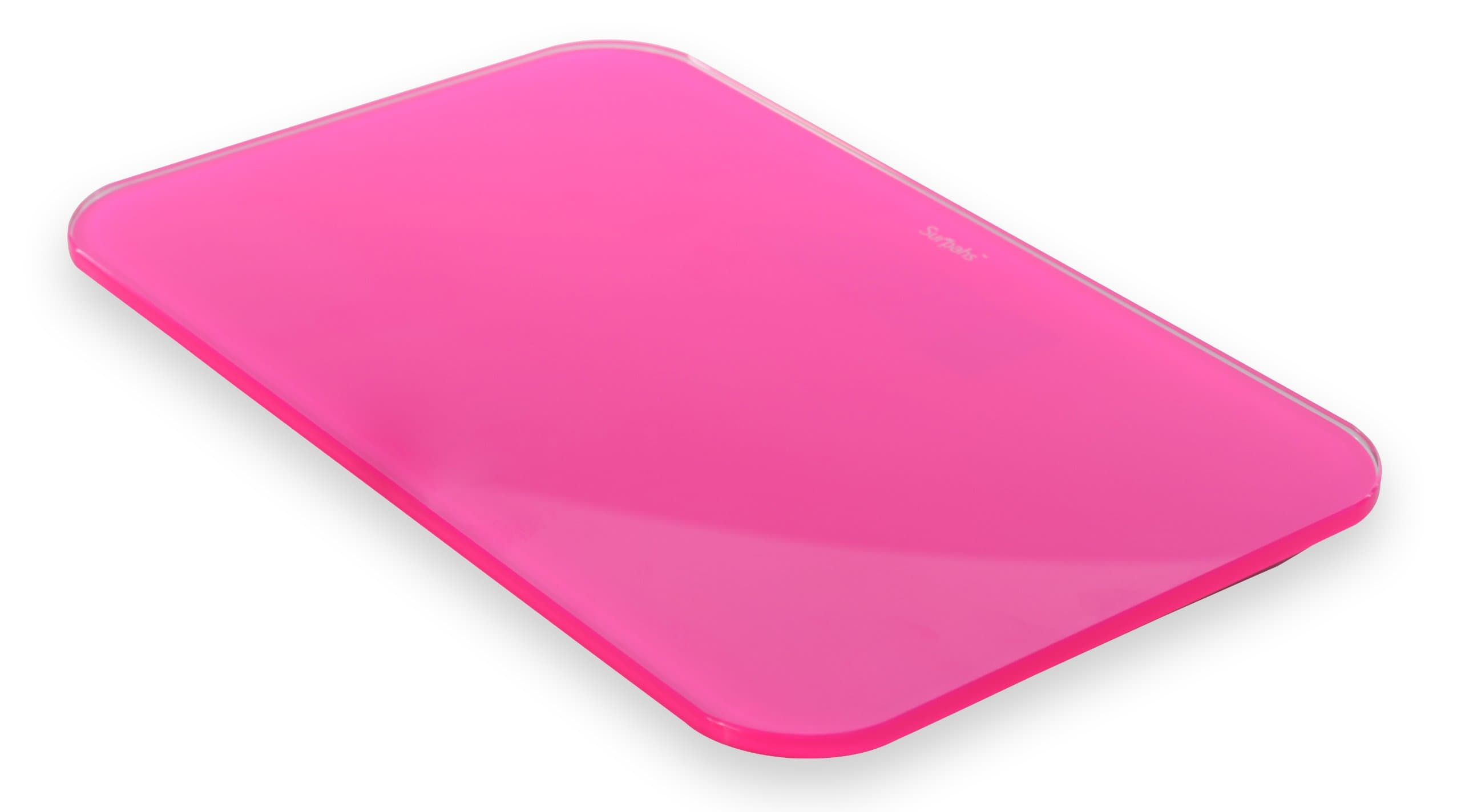 Surpahs "Step-ON" Mini Digital Bath Scale, Perfect For Kids and Vacation (Pink, 396 lb/180 kg)