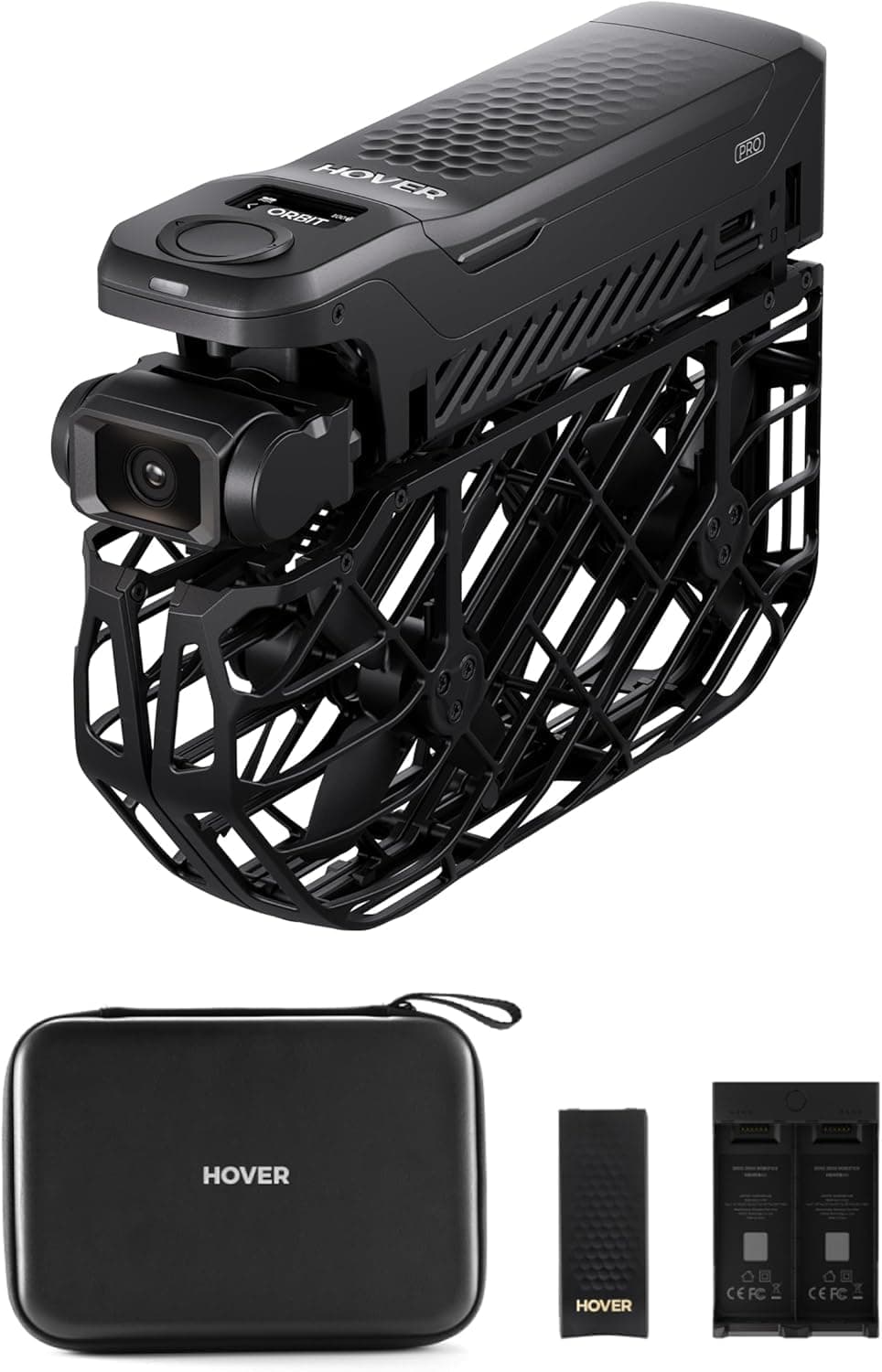 HOVERAir X1 PRO 4K Action Flying Camera, Foldable Drone with Camera with 26Mph Follow Speed, 15+ Fully Automatic Flight Modes, Fly Anywhere with OmniTerrain, SmoothCapture 2.0(Basic Combo)