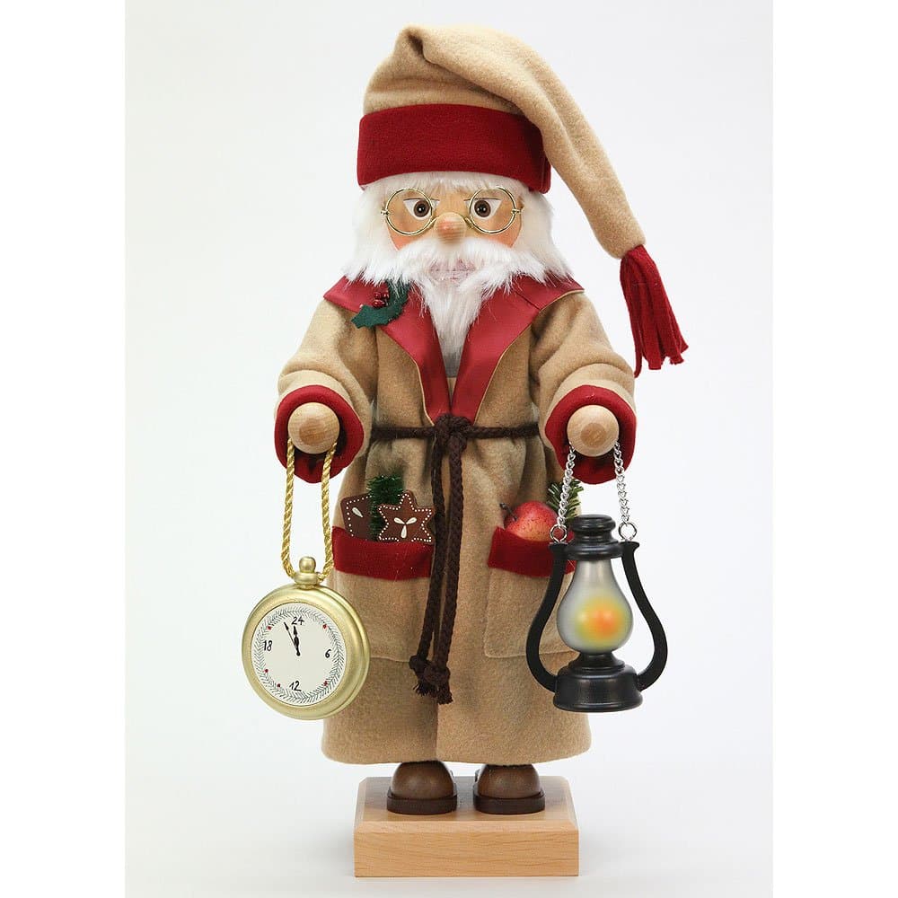 German Christmas Nutcracker - Father time Limited - 46cm / 18 inch - Authentic German Erzgebirge Nutcrackers - Christian Ulbricht
