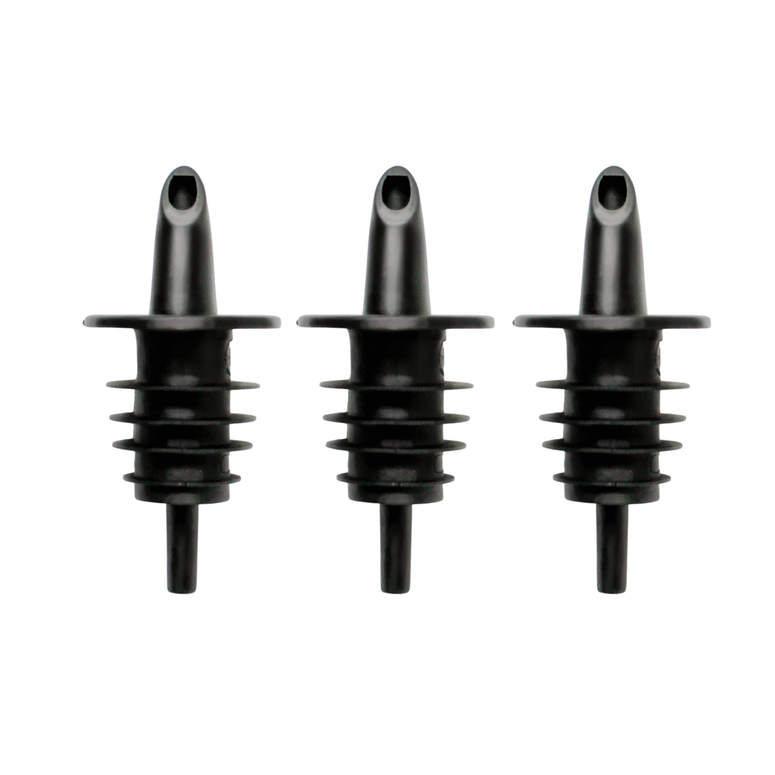 Syrup Precise Control Bottle Pourers, Professional Pour Spouts for Snow Cone & Drink Flavors (3-Pack)