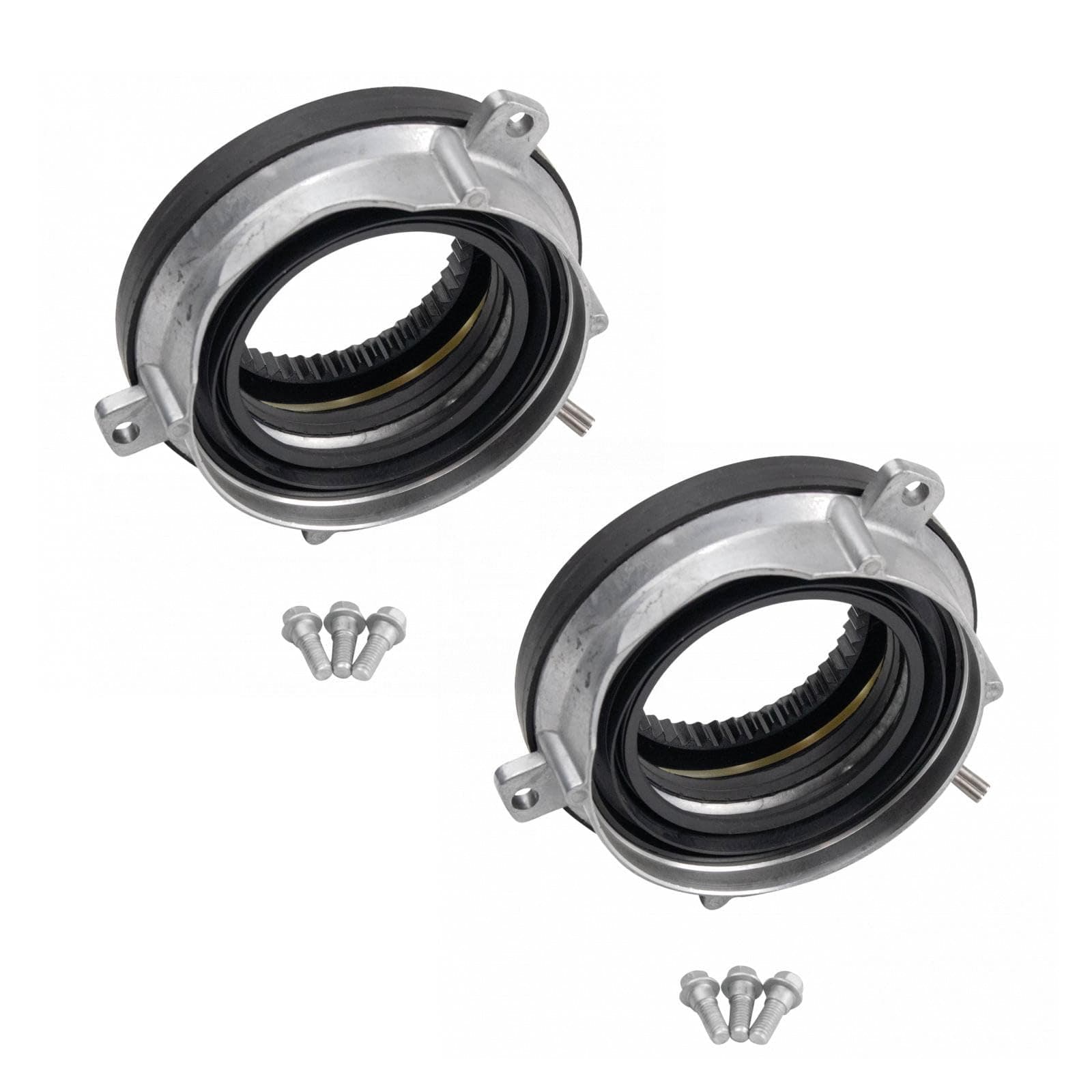 TRQ 2 Piece Set Front Auto Locking Hub Actuator LH RH Pair Compatible with 2015-2020 Ford F-150