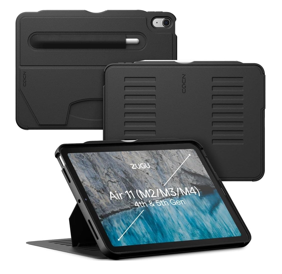 Ultra-Thin Protective Case Designed for iPad Air 11" (M4, 2026/ M3, 2025 / M2, 2024) / iPad Air 5/4, 10.9-Inch (2022/2020) Magnetic Stand with Apple Pencil Charging (Sleep/Wake Cover)